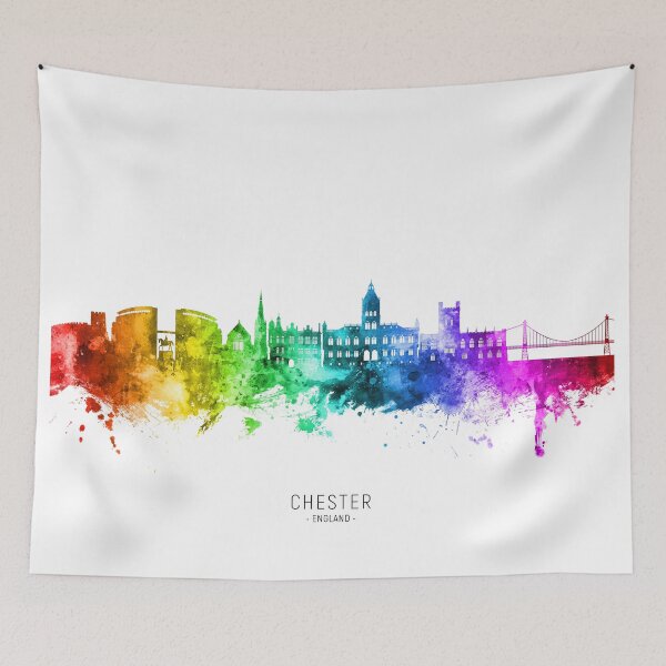 Item preview, Chester England Skyline designed and sold by ArtPrints.