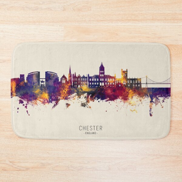 Item preview, Chester England Skyline designed and sold by ArtPrints.
