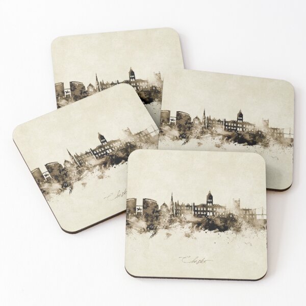 Item preview, Chester England Skyline designed and sold by ArtPrints.