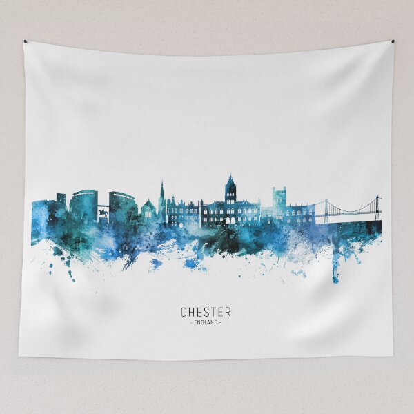 Item preview, Chester England Skyline designed and sold by ArtPrints.