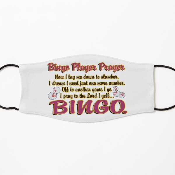 Bingo Player Prayer Kids Mask