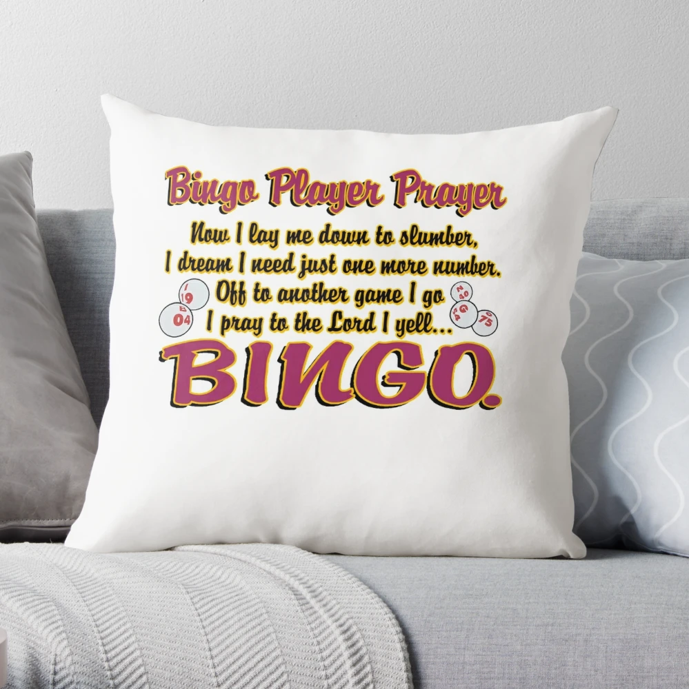 Bingo Player Prayer  Throw Pillow for Sale by LeHongTien
