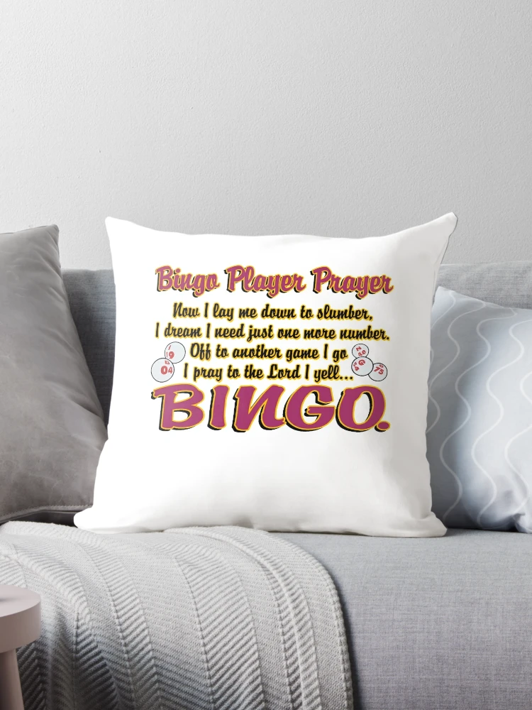 Bingo Player Prayer  Throw Pillow for Sale by LeHongTien