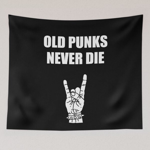Item preview, Old Punks Never Die designed and sold by Avishy.