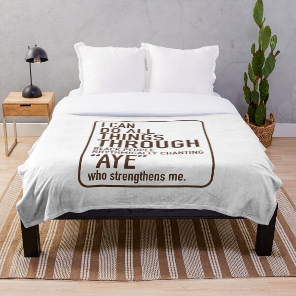 Item preview, I CAN DO ALL THINGS THROUGH BLACK PEOPLE... designed and sold by Alligatorgod.