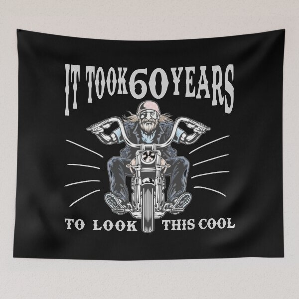 Item preview, 60 Years Birthday Biker designed and sold by CoolYule.