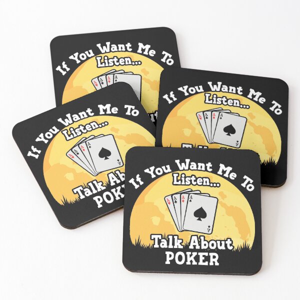 Item preview, If You Want Me To Listen... Talk About Poker Funny illustration vintage  designed and sold by KO-Design.