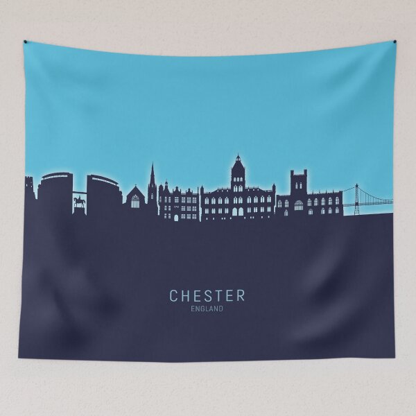 Item preview, Chester England Skyline designed and sold by ArtPrints.