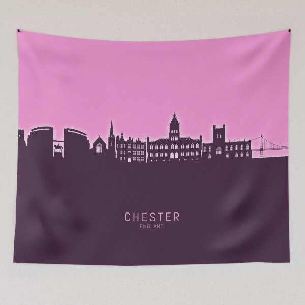 Item preview, Chester England Skyline designed and sold by ArtPrints.