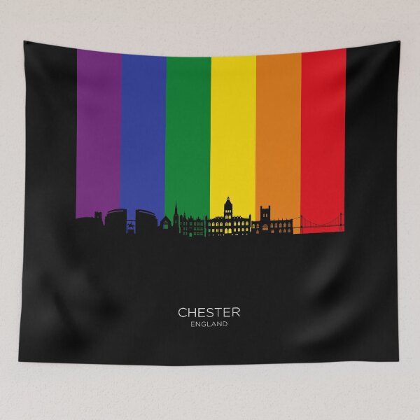 Item preview, Chester England Skyline designed and sold by ArtPrints.
