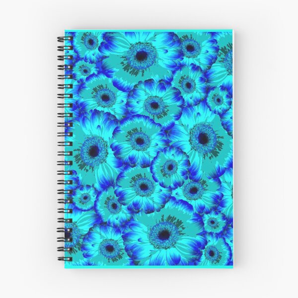 Item preview, Flores azules psicodélicas designed and sold by Oldbridge.