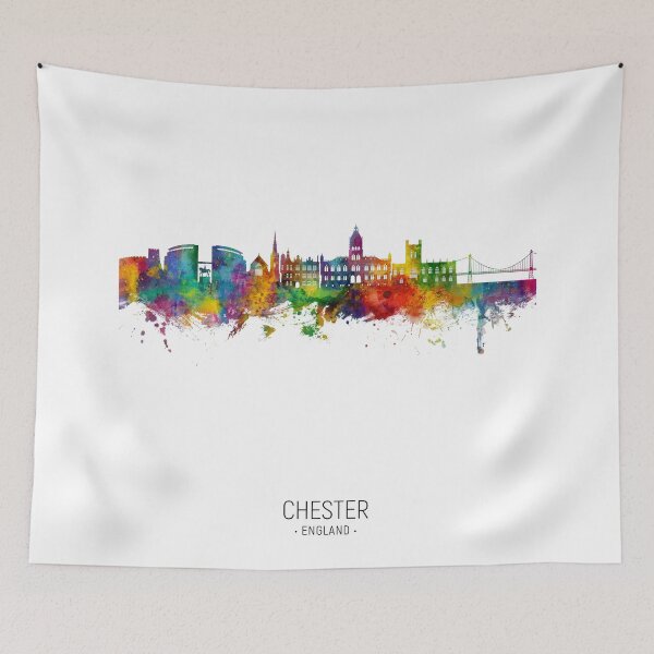 Item preview, Chester England Skyline designed and sold by ArtPrints.