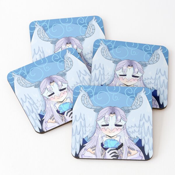 Item preview, Mitraplacidus with a light blue rose designed and sold by caramlfnnn.