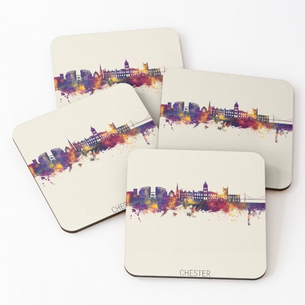 Item preview, Chester England Skyline designed and sold by ArtPrints.