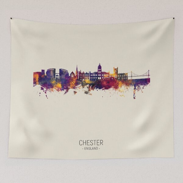 Item preview, Chester England Skyline designed and sold by ArtPrints.