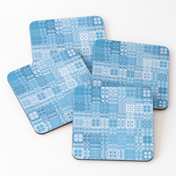 Item preview, Turquoise Blue Cloud Tiles designed and sold by BoundedChaos.