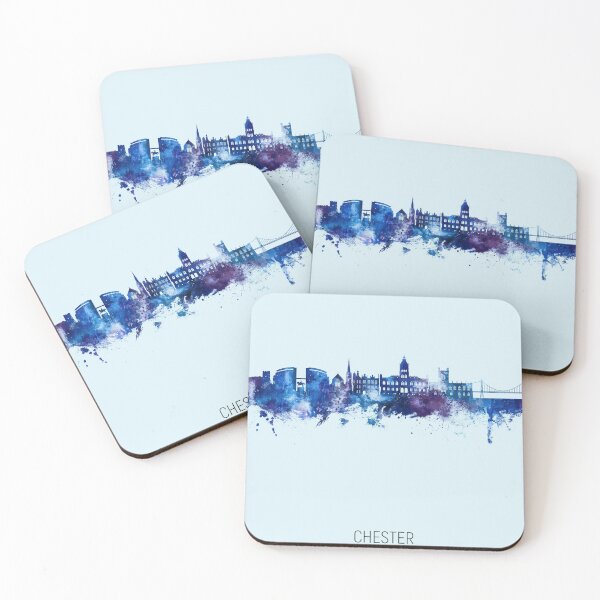 Item preview, Chester England Skyline designed and sold by ArtPrints.