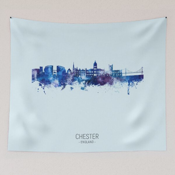 Item preview, Chester England Skyline designed and sold by ArtPrints.