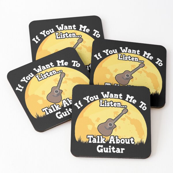 Item preview, If You Want Me To Listen... Talk About Guitar Funny illustration vintage  designed and sold by KO-Design.