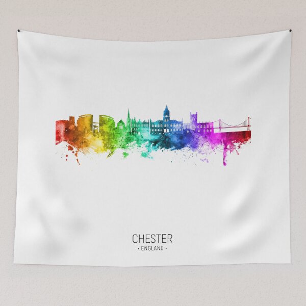 Item preview, Chester England Skyline designed and sold by ArtPrints.
