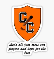 Chudley Cannons Logo with Motto Sticker