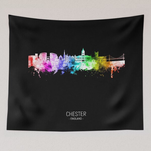 Item preview, Chester England Skyline designed and sold by ArtPrints.