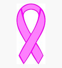 Breast Cancer Ribbon Photographic Print