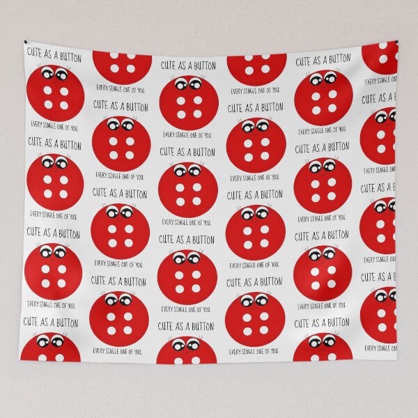 Item preview, Cute as a button! designed and sold by UzStore.