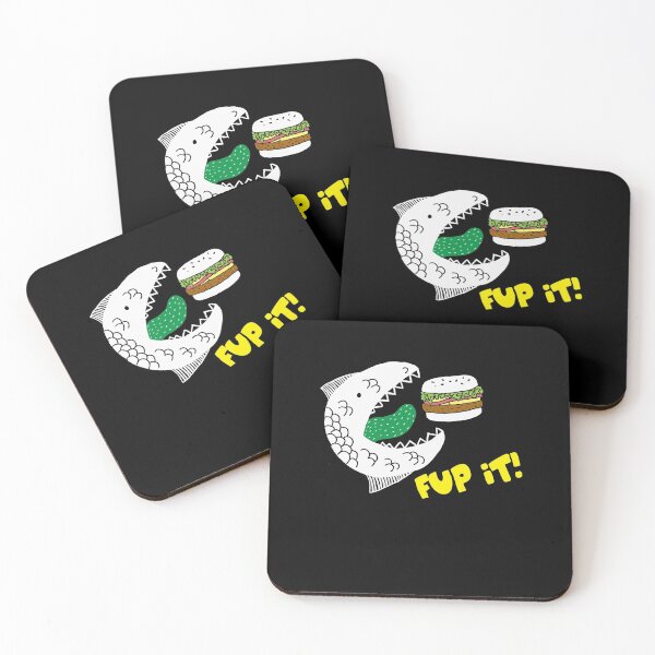 Item preview, Fup It Cheeseburger Monster Cartoon designed and sold by Dressed For  Duty.