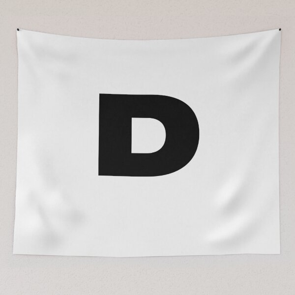 Item preview, Bold Monogram Letter D designed and sold by JustSeasons.