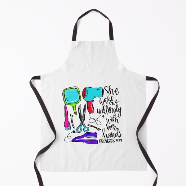 Item preview, Hairstylist She works willingly with her hands  designed and sold by LeHongTien.