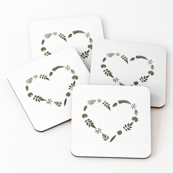 Item preview, Pressed Leaves Heart designed and sold by Charlie Presses Flowers.