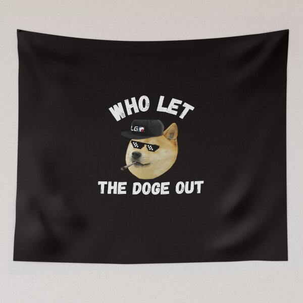 Item preview, Who let the doge out Dogecoin HODL designed and sold by 77ART.
