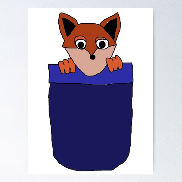 Item preview, Fox in your pocket designed and sold by Laura Cavanagh.