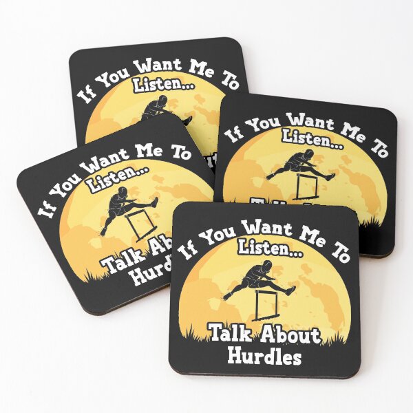 Item preview, If You Want Me To Listen... Talk About Hurdles Funny illustration vintage  designed and sold by KO-Design.
