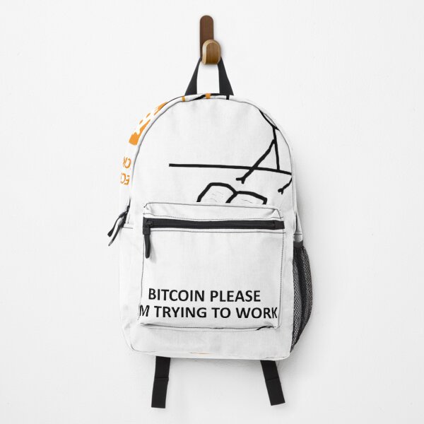 Item preview, BITCOIN PLEASE I'M TRYING TO WORK - CHECK ME CHECK ME designed and sold by Jason Deane.