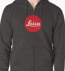 Leica Logo Zipped Hoodie