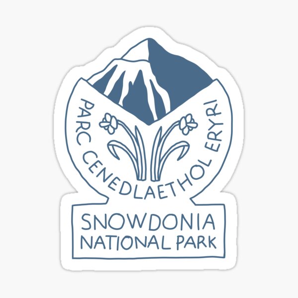 Item preview, Eryri Snowdonia handwriting logo designed and sold by myplace404.
