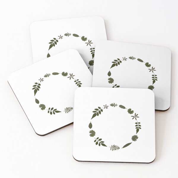 Item preview, Pressed Leaves Circle designed and sold by Charlie Presses Flowers.