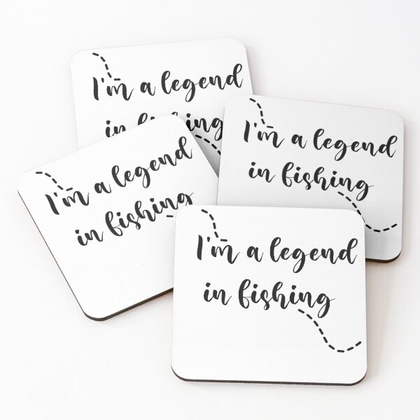 Item preview, Born to be a fishing legend cool stickers 2021 designed and sold by Zubiaxoo.