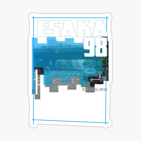 Esaka Blue Chip Sticker