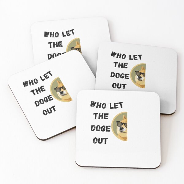 Item preview, Who let the doge out Dogecoin HODL designed and sold by 77ART.