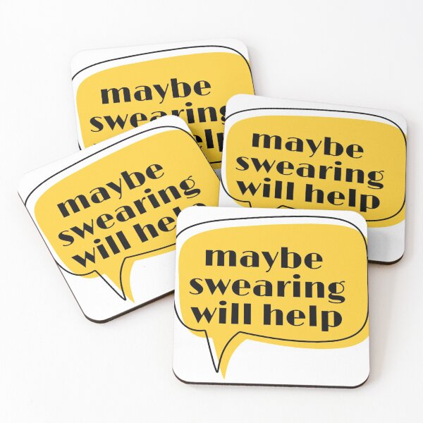 Item preview, Maybe swearing will help  designed and sold by Ameena  Rija.