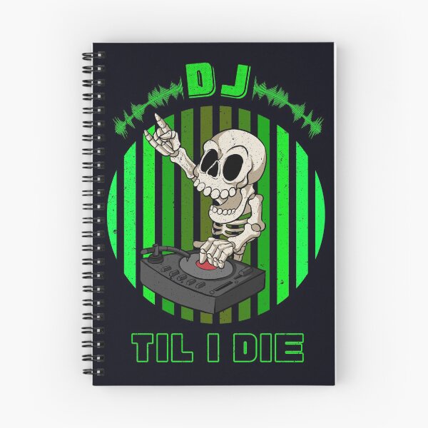 Item preview, Vintage DJ Til I Die - Skeleton designed and sold by madtoyman.