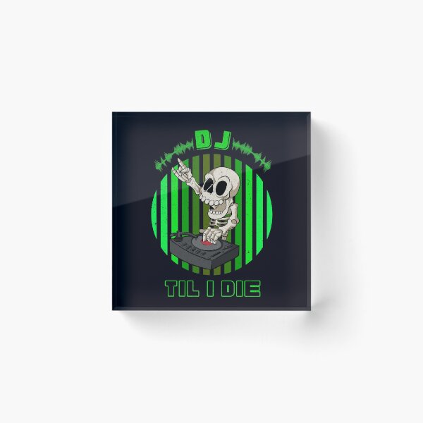 Item preview, Vintage DJ Til I Die - Skeleton designed and sold by madtoyman.