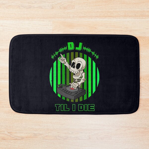 Item preview, Vintage DJ Til I Die - Skeleton designed and sold by madtoyman.