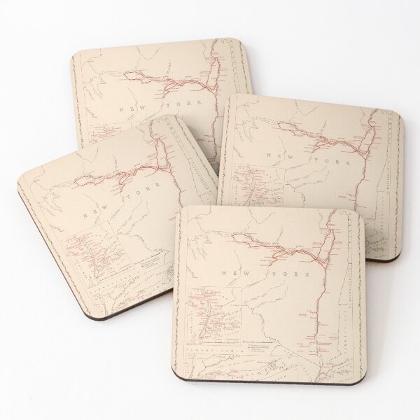 Item preview, Old George Washington New York Campaign Routes Map (1932) Vintage NY Revolutionary War Atlas designed and sold by BravuraMedia.