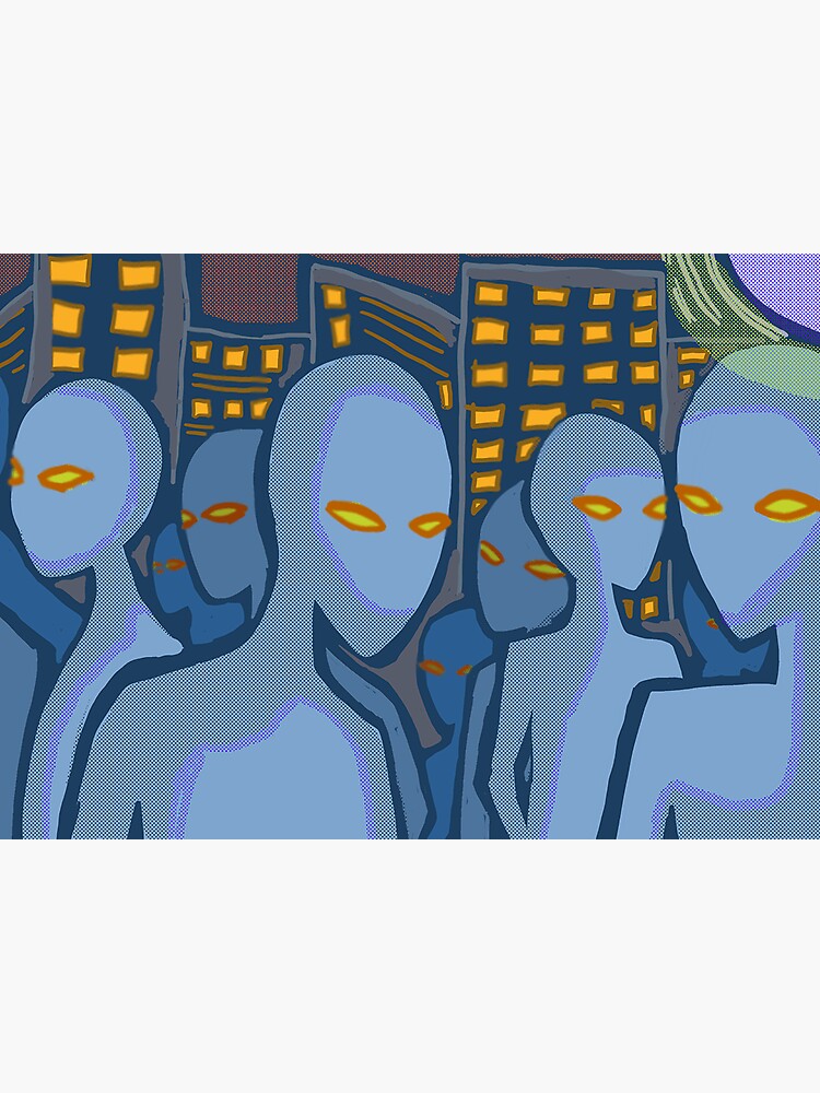 "Why, do all the monsters come out at night?" Sticker by Archie2013