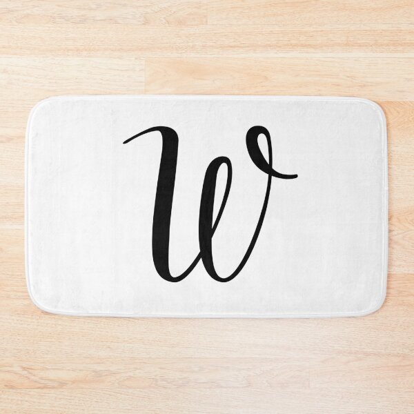 Item preview, Italic monogram letter w designed and sold by JustSeasons.