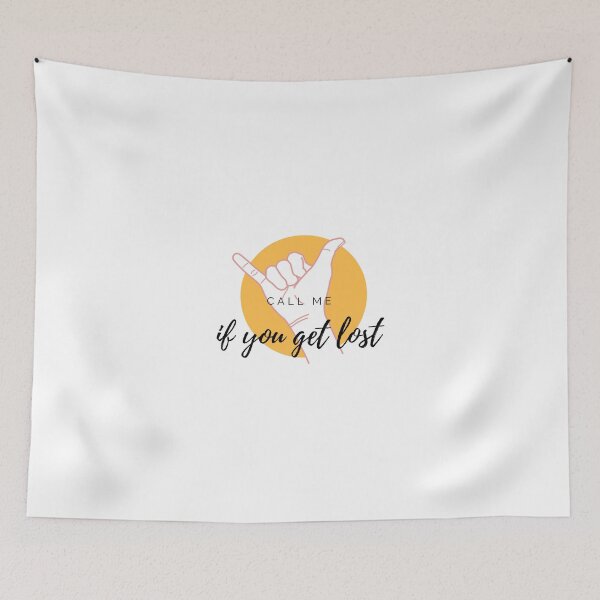 Item preview, Call Me If You Get Lost - Funny Hand designed and sold by Calakan.